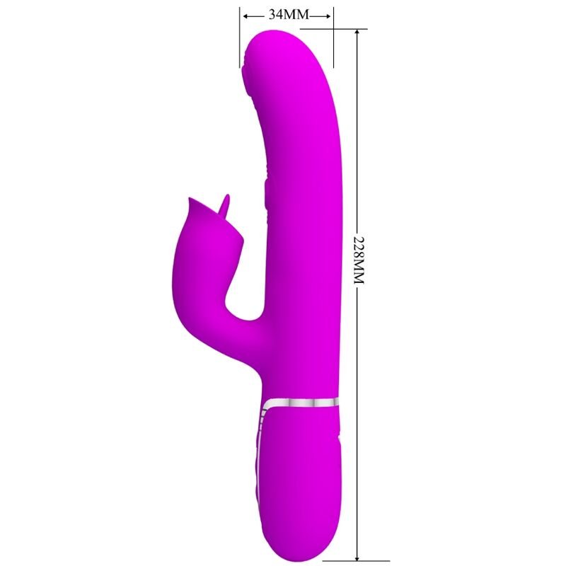 BONITO AMOR - VIBRADOR DE COELHO COM LAMBEDURA FÚCSIA - Image 2