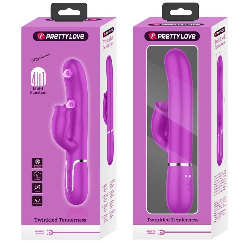 BONITO AMOR - VIBRADOR DE COELHO COM LAMBEDURA FÚCSIA - Image 4