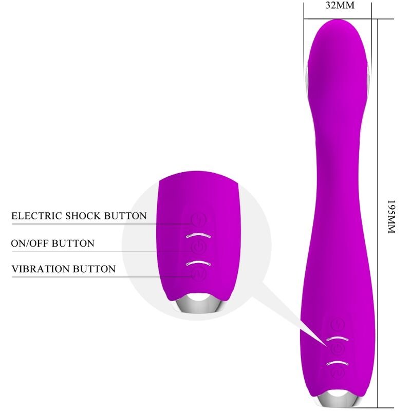 PRETTY LOVE - HECTOR ELECTROSHOCK VIBRADOR APLICATIVO GRATUITO VIOLETA - Image 5