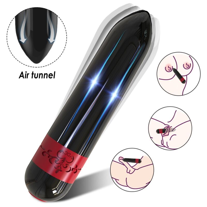 ARMONY - ROCKET VIBRADOR BALA CONTROLE REMOTO PRETO - Image 4