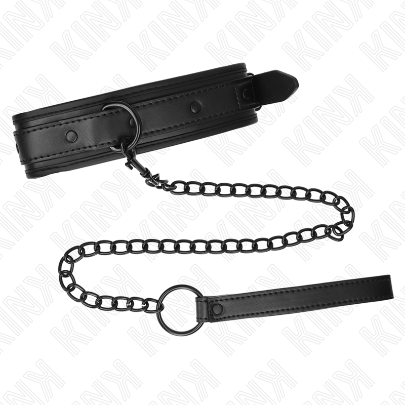 KINK - COLAR DE NEOPRENE BONDAGE MODELO 2 COM CINTO 78 CM AJUSTÁVEL 37,5 X 49,5 CM - Image 3