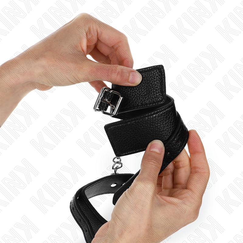 KINK - PULSO PADRÃO COBRA PRETO AJUSTÁVEL 20-28 CM X 5,4 CM - Image 2