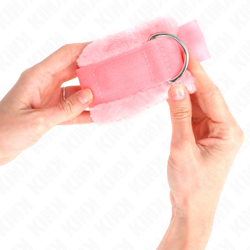 KINK - PULSO FORRO PELUDO ROSA AJUSTÁVEL 17-31 CM X 7 CM - Image 3