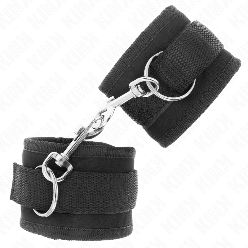 KINK - PULSO NYLON BIND HOOK&LOOP PRETO MODELO 2 AJUSTÁVEL 18-35 CM X 6 CM - Image 2