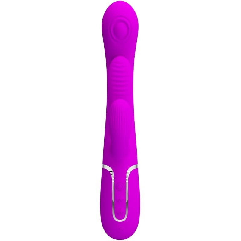 PRETTY LOVE - SHANIA TRIPLE RABBIT VIBRADOR MULTIFUNCIONAL ROSA - Image 2