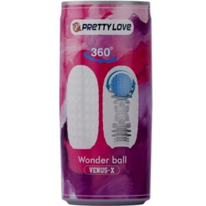 PRETTY LOVE – VENUS X MASTURBADOR MASCULINO MODELO 3 BRANCO