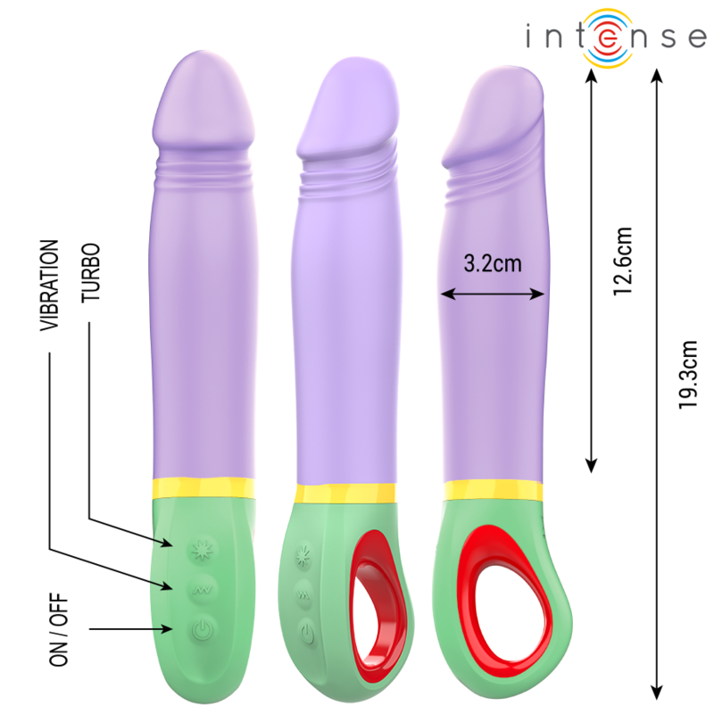 INTENSE - VELMA VIBRADOR RABBIT ROXO - Image 3