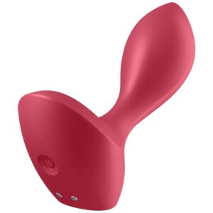 SATISFYER – PLUG VIBRATÓRIO BACKDOOR LOVER VERMELHO