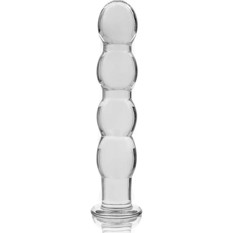 NEBULA SERIES BY IBIZA - MODELO 10 DILDO VIDRO BOROSILICADO TRANSPARENTE 16.5 CM -O- 3.5 CM - Image 4