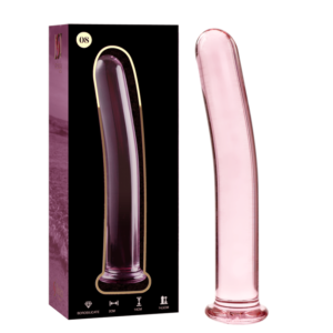 NEBULA SERIES BY IBIZA – MODELO 8 DILDO VIDRO BOROSILICADO ROSA 14.5 CM -O- 2 CM