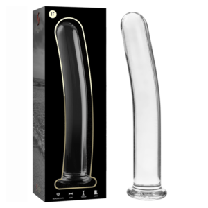 NEBULA SERIES BY IBIZA – MODELO 17 DILDO VIDRO BOROSILICADO TRANSPARENTE 18.5 CM -O- 3 CM