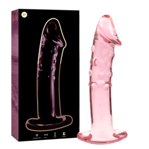 NEBULA SERIES BY IBIZA – MODELO 19 DILDO VIDRO BOROSILICADO ROSA 18.5 CM -O- 4 CM