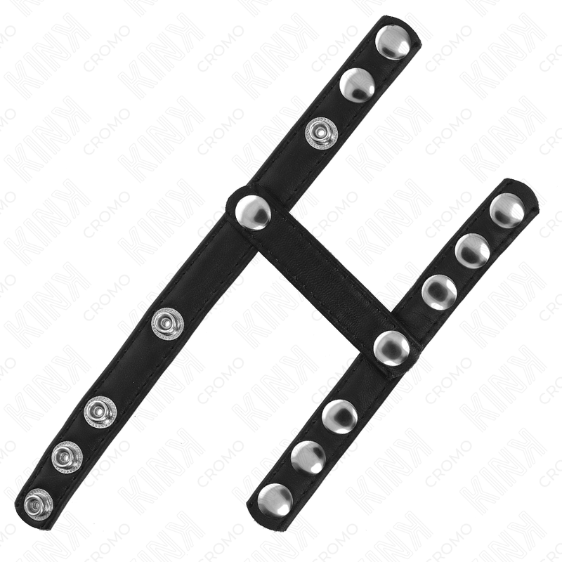 KINK - ANEL PARA PÊNIS COM 3 TIRAS DIVISORAS DE BOLAS AJUSTÁVEIS - Image 4