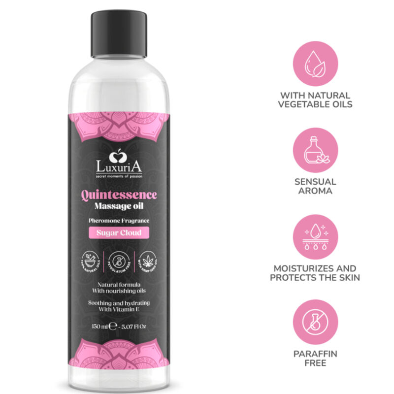 INTIMATELINE LUXURIA - ÓLEO DE MASSAGEM SUGAR CLOUD 150 ML - Image 4