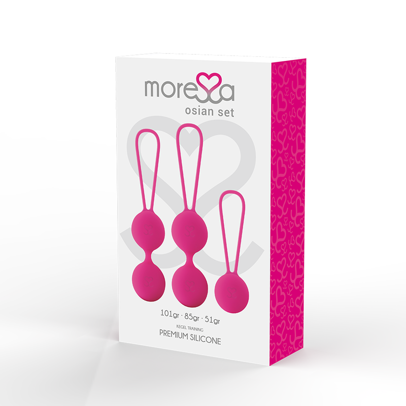 MORESSA - CONJUNTO OSIAN PREMIUM SILICONE ROSA (Osian One - 51 g | Osian Two - 101 g | Osian Three 85 g) - Image 3