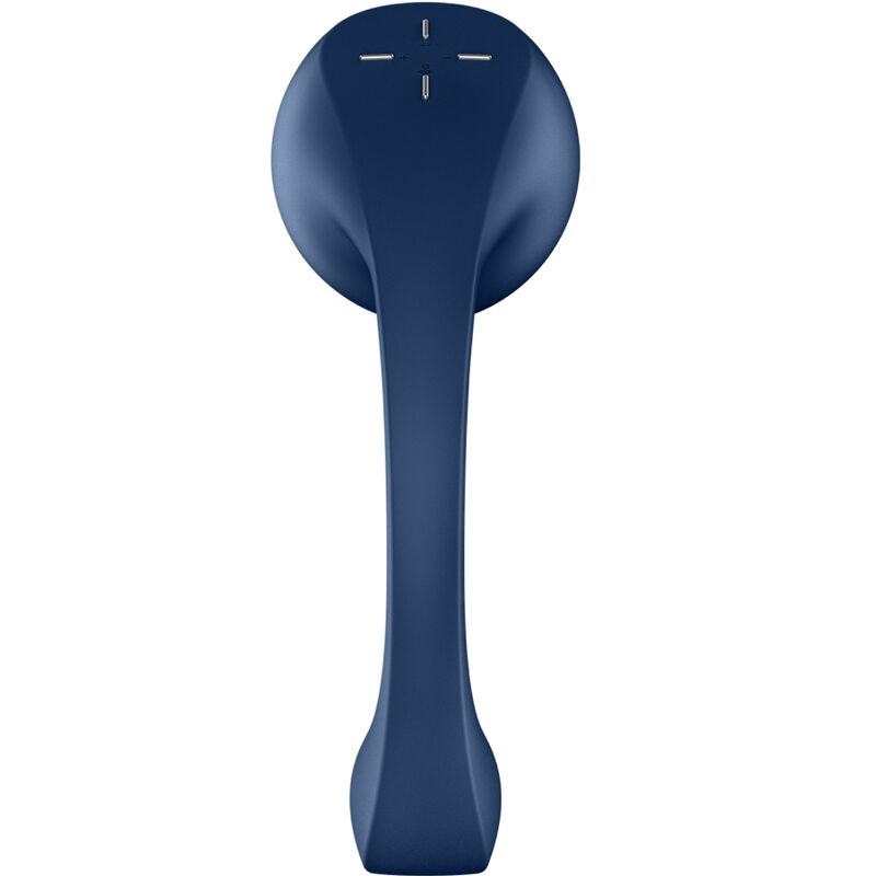 SATISFYER - PRO+ WAVE 4 ESTIMULADOR DE PONTO G E AIR PULSE APLICATIVO GRATUITO AZUL ESCURO - Image 4