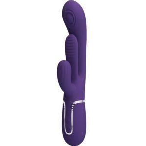 PRETTY LOVE – SHANIA TRIPLE RABBIT VIBRADOR MULTIFUNCIONAL ROXO