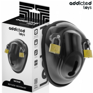 ADDICTED TOYS LOCKED – GAIOLA DE CONTENÇÃO SEM CHAVE PARA PÊNIS 11,5 CM