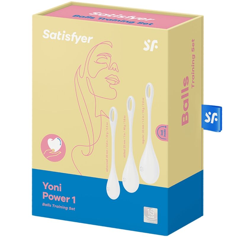 SATISFYER - CONJUNTO DE TREINO YONI POWER 1 BRANCO - Image 4