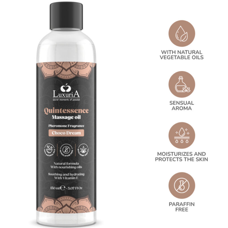 INTIMATELINE LUXURIA - ÓLEO DE MASSAGEM CHOCOLATE 150 ML - Image 4