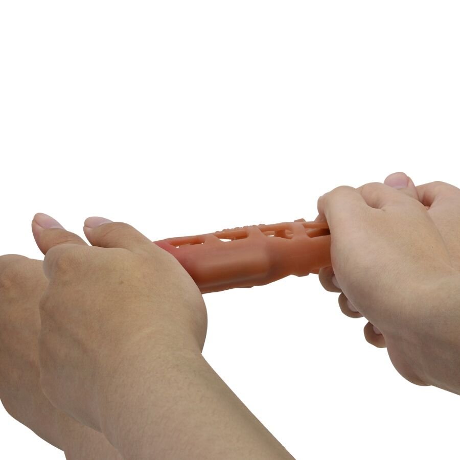 PRETTY LOVE - MANGA VIBRATÓRIA PARA PÊNIS PRESTON 18 CM - Image 4