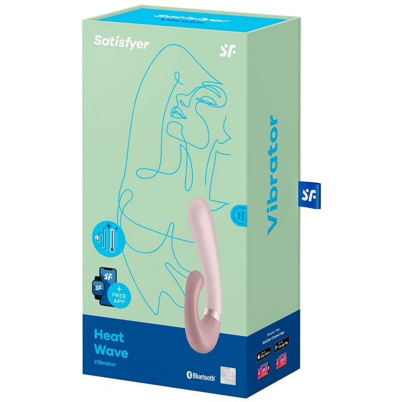 SATISFYER - APLICATIVO VIBRADOR DE ONDAS DE CALOR ROSA - Image 4