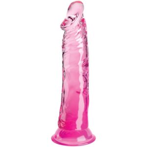 KING COCK – CLEAR PÊNIS REALÍSTICO 19.7 CM ROSA