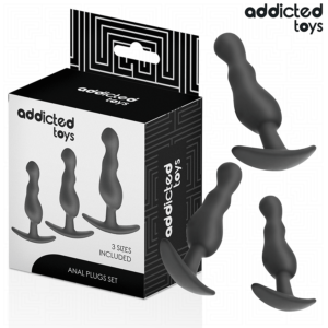 ADDICTED TOYS – CONJUNTO DE 3 PLUG ANAL MODELO 1