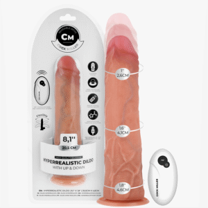 COCK MILLER – DILDO HIPER-REALISTA COM VENTOSA E IMPULSÃO COM CONTROLE REMOTO 20,5 CM