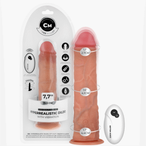 COCK MILLER – DILDO REALISTA COM VENTOSA E CONTROLE REMOTO VIBRAÇÃO 19,5 CM