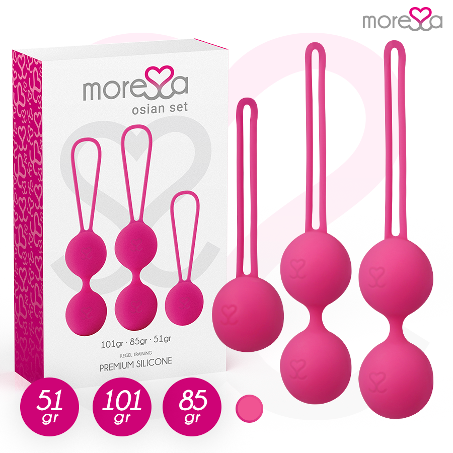 MORESSA - CONJUNTO OSIAN PREMIUM SILICONE ROSA (Osian One - 51 g | Osian Two - 101 g | Osian Three 85 g) - Image 5