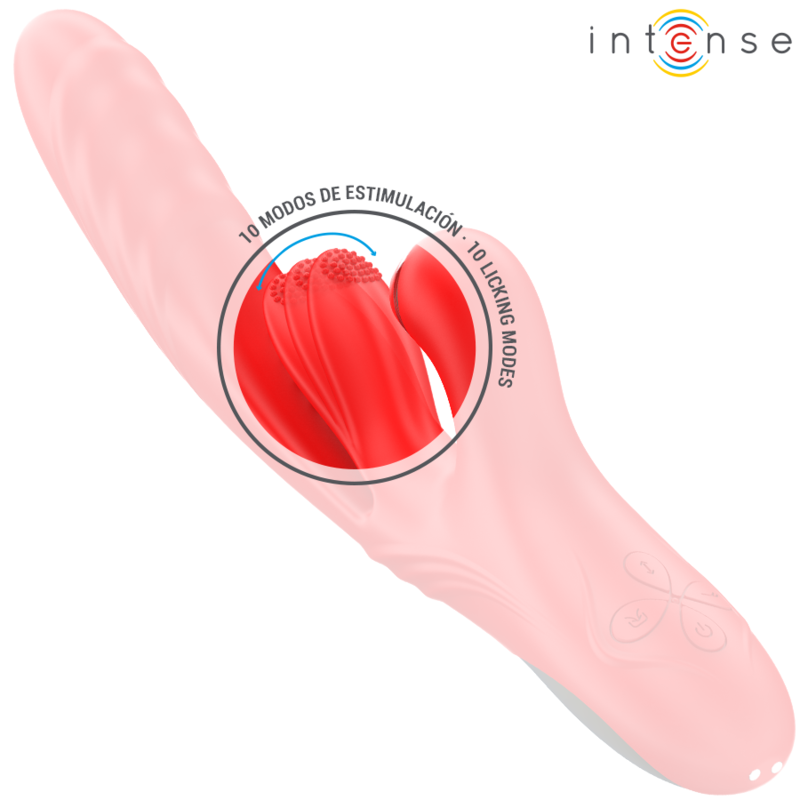 INTENSE - VIBRADOR MULTIFUNCIONAL KAROL THRUST & STIMULATION & ONDAS ESTIMULANTES VERMELHO - Image 5