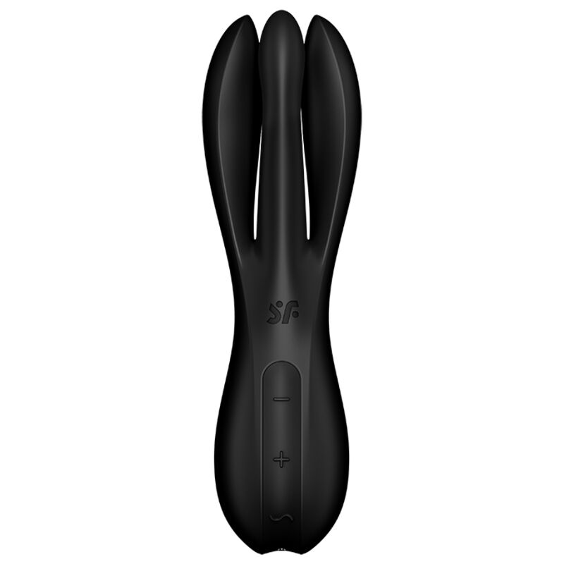 SATISFYER - VIBRADOR THREESOME 2 PRETO - Image 2