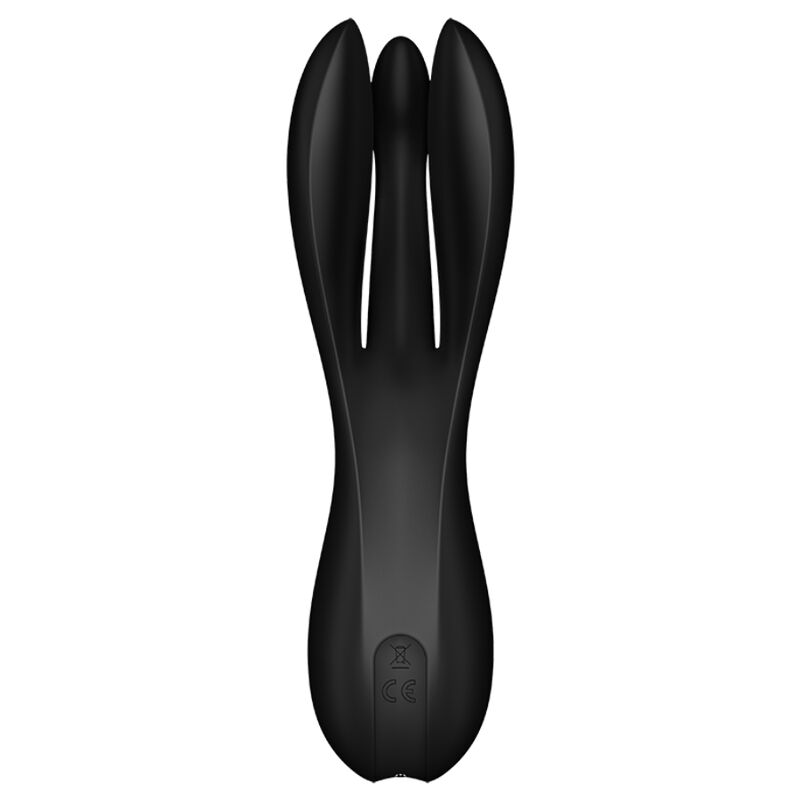 SATISFYER - VIBRADOR THREESOME 2 PRETO - Image 4