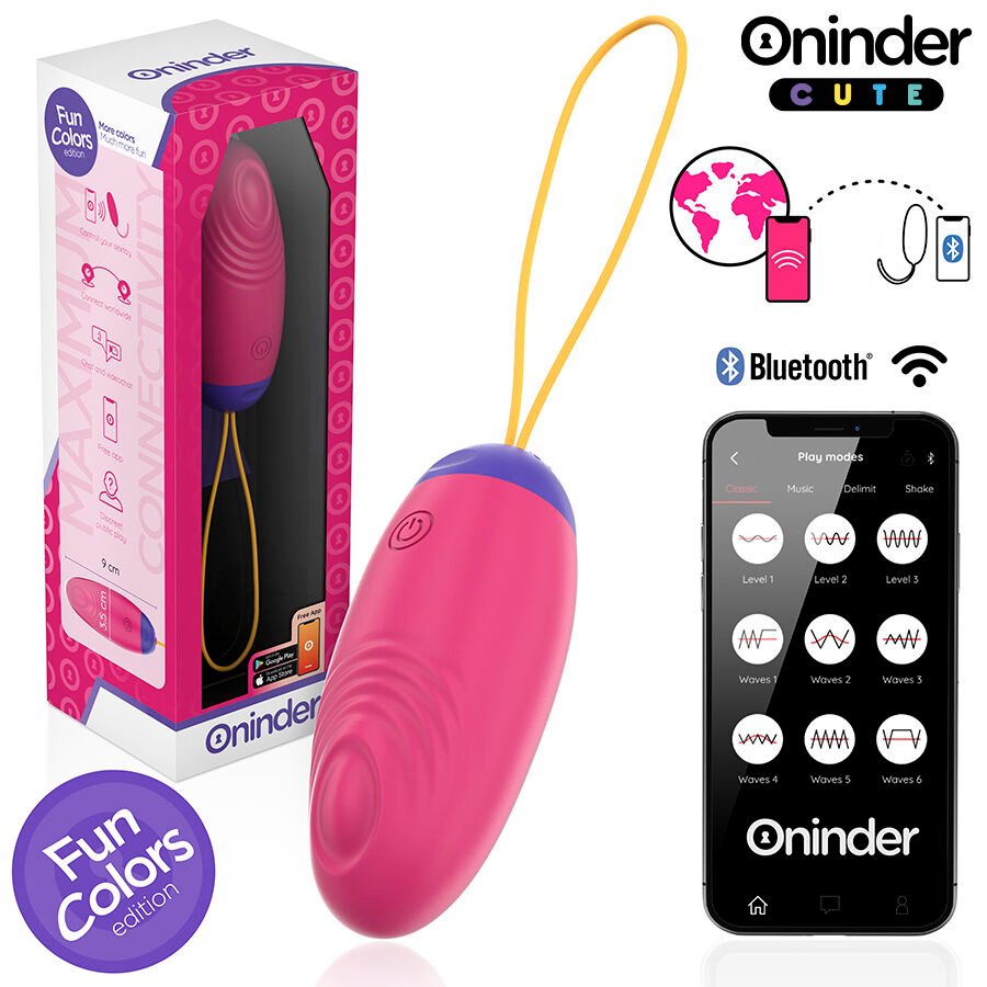 ONINDER CUTE - OVO DE SILICONE COM VIBRO-ONDAS E PRAZER DE AMOR - APLICATIVO MUNDIAL GRATUITO - Image 3