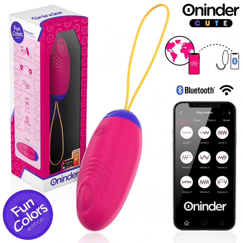 ONINDER CUTE - OVO DE SILICONE COM VIBRO-ONDAS E PRAZER DE AMOR - APLICATIVO MUNDIAL GRATUITO - Image 2