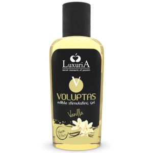 INTIMATELINE LUXURIA – VOLUPTAS GEL DE MASSAGEM COMESTÍVEL EFEITO AQUECEDOR – BAUNILHA 100 ML