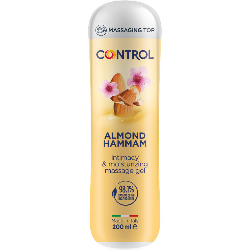 CONTROL - GEL DE MASSAGEM HAMMAM DE AMÊNDOA 3 EM 1 200 ML - Image 3