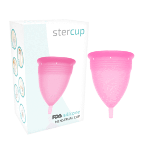 STERCUP – COPO MENSTRUAL DE SILICONE FDA ROSA – TAMANHO S