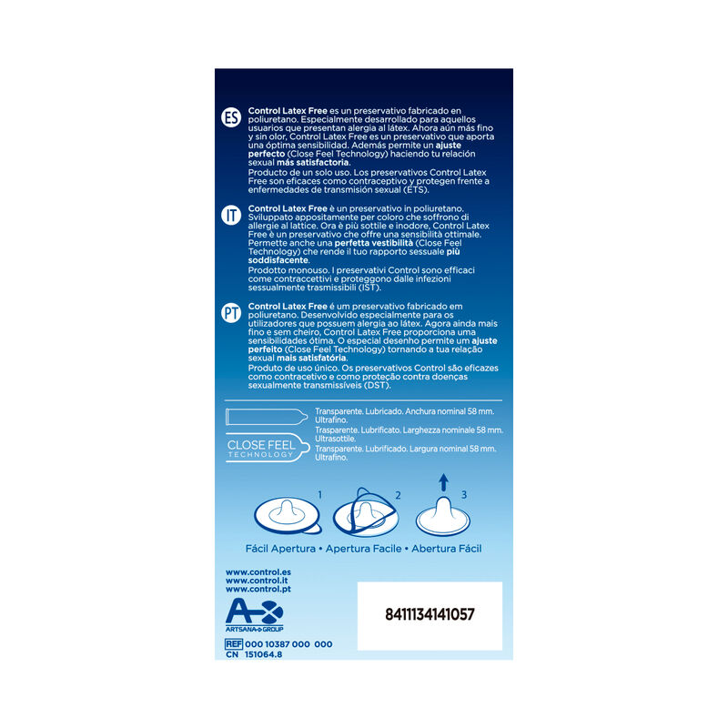 CONTROL - FREE SIN LATEX CONDOMS 5 UNITS - Image 2