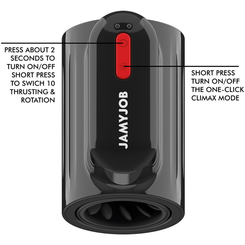 JAMYJOB - VORTEX THRUSTING E 360 ROTATE TECH TURBO MODE MASTURBATOR - Image 5