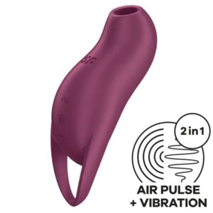 SATISFYER – POCKET PRO 1 ESTIMULADOR DE CLITÓRIS GARNET