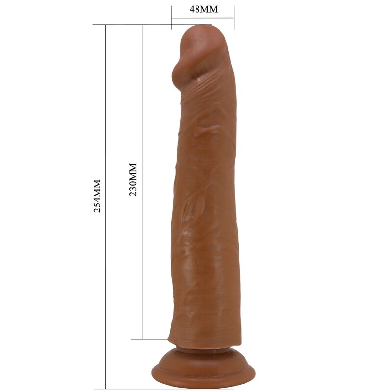PRETTY LOVE - DILDO REALISTA SHARIFE 25 CM MARROM - Image 5