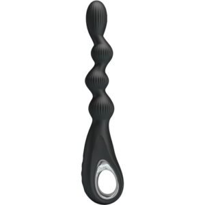 PRETTY LOVE – FEDERER VIBRADOR ANAL 12 VIBRAÇÕES PRETO