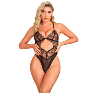 SUBBLIME – 955212 BODY TRANSPARENTE COM RENDA PRETA OCA S/M