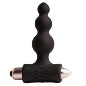 ROCKS-OFF – PETITE SENSATIONS BUBBLES PLUG ANAL VIBRADOR PRETO