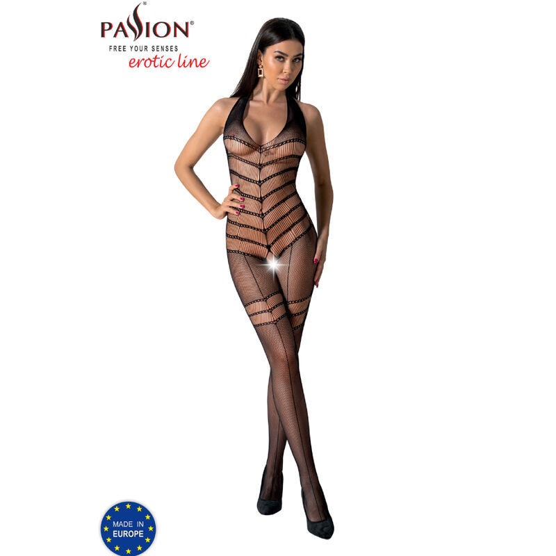 PASSION - BS100 BODYSTOCKING PRETO TAMANHO ÚNICO - Image 3