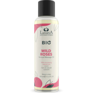 INTIMATELINE LUXURIA – ÓLEO DE MASSAGEM BIO ROSAS SELVAGENS 100 ML