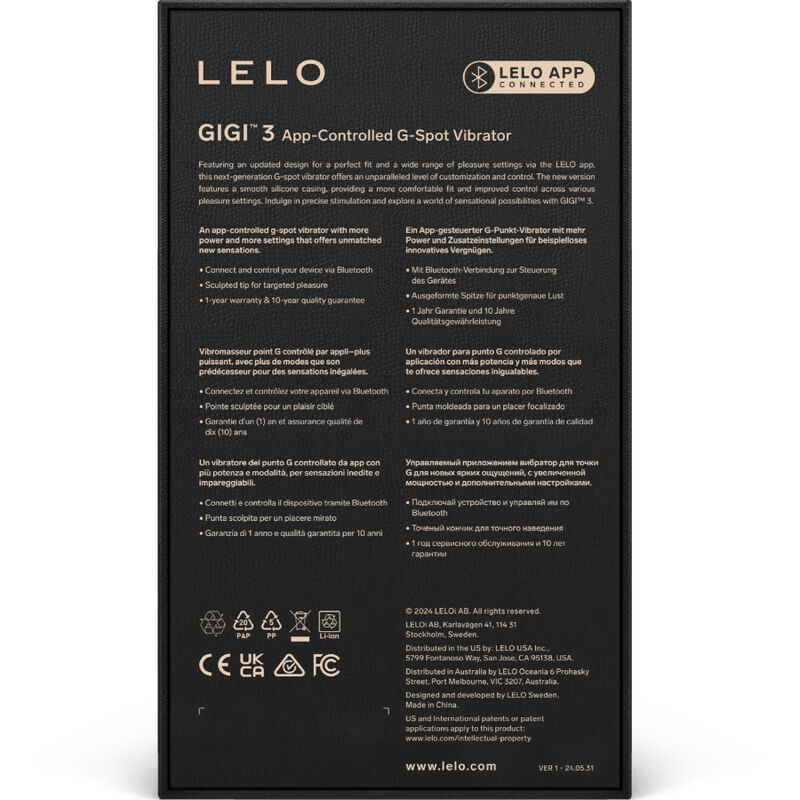 LELO - GIGI™ 3 VIBRADOR G-SPOT ROSA - Image 4