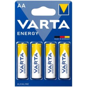 VARTA – PILHA ALCALINA ENERGÉTICA AA LR6 BLISTER*4